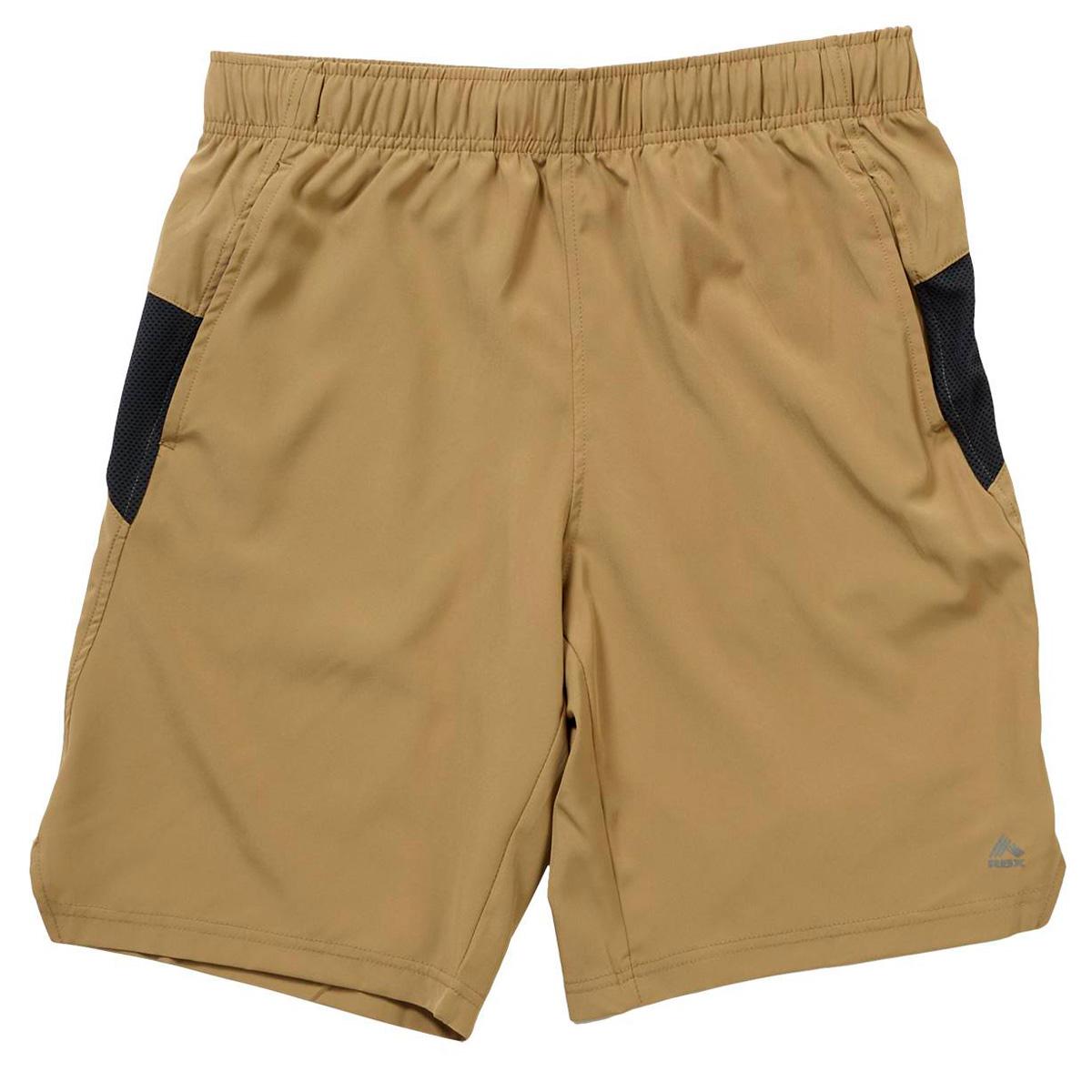 Mens RBX Stretch Woven Back Zipper Shorts
