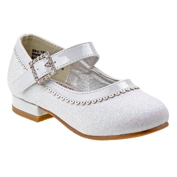 Little Girls Josmo Mary Jane Glitter Heels - image 