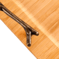 BergHOFF 15.5in. Bamboo Serving Tray with Wrought Iron Handles - image 5