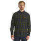 Mens LANDS END(R) Campside Flannel Shirt - Olive - image 1