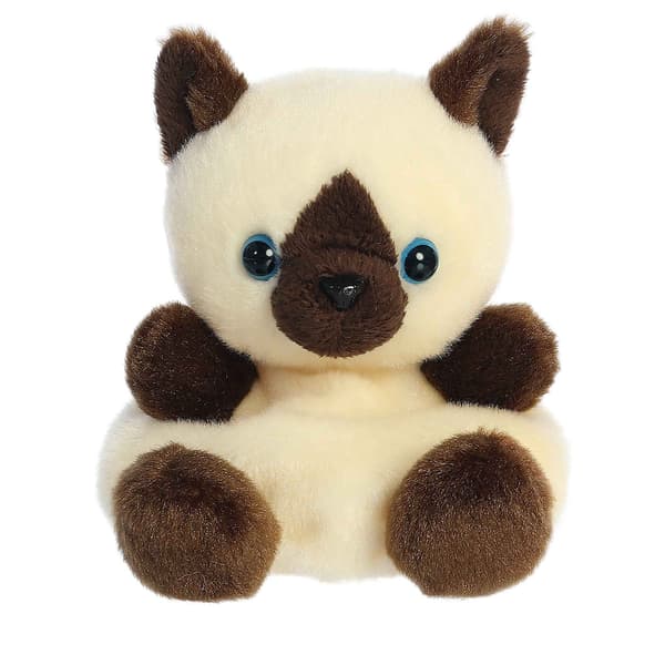 Palm Pals(tm) 3.5in. Dusty Siamese Kitty(tm) Eco Friendly Plush Beanie