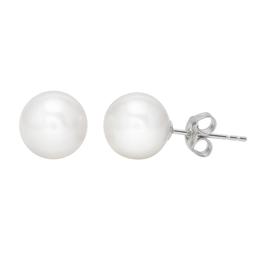 Gemstone Classics(tm) Sterling Silver Freshwater Pearl Stud Earrings