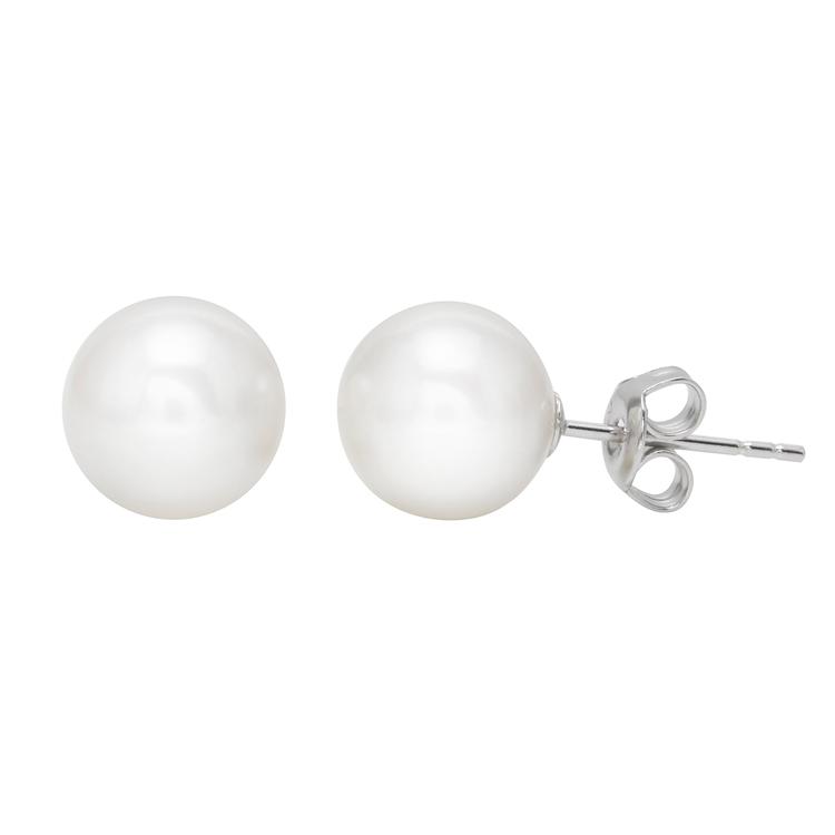 Gemstone Classics(tm) Sterling Silver Freshwater Pearl Stud Earrings