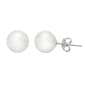 Gemstone Classics(tm) Sterling Silver Freshwater Pearl Stud Earrings - image 1