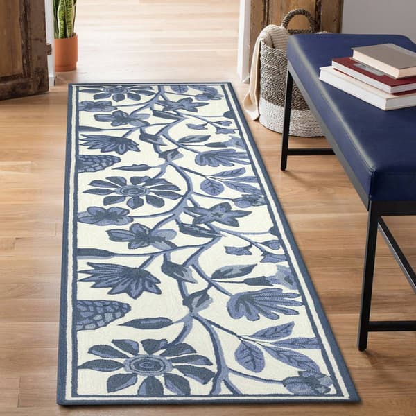 Liora Manne Capri Floral Vine Rectangular Runner