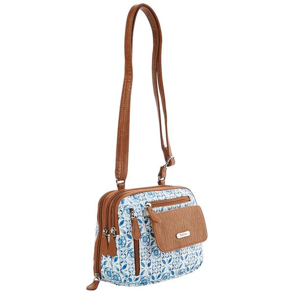 MultiSac Geometric Zippy Crossbody