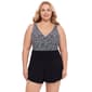 Plus Size Swimshaper Balinese Block Rebecca Romper - image 1