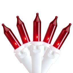Northlight Seasonal 10ft. Red Christmas Lights - White Wire