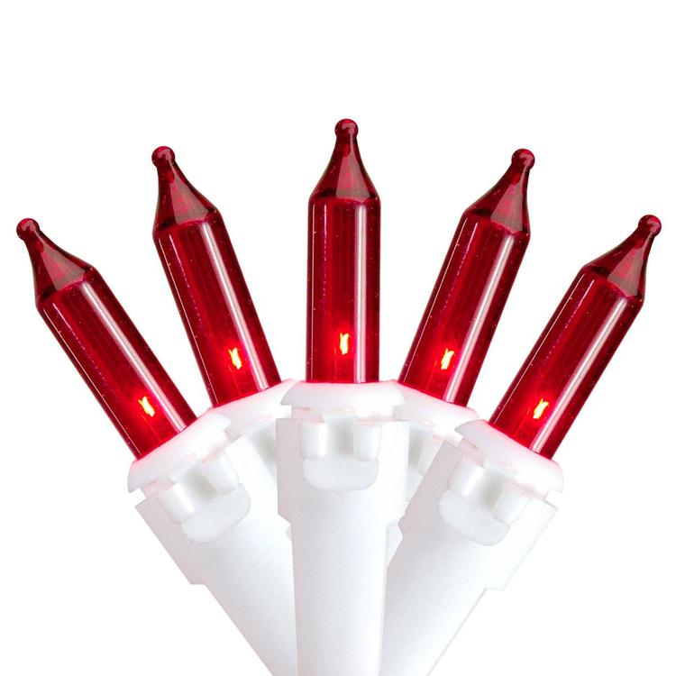 Northlight Seasonal 10ft. Red Christmas Lights - White Wire