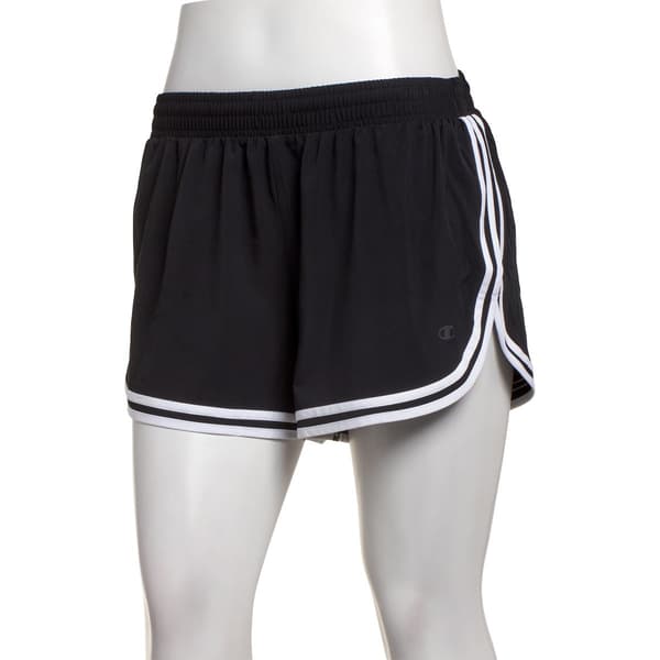 Womens Champion(R) Black Varsity Shorts