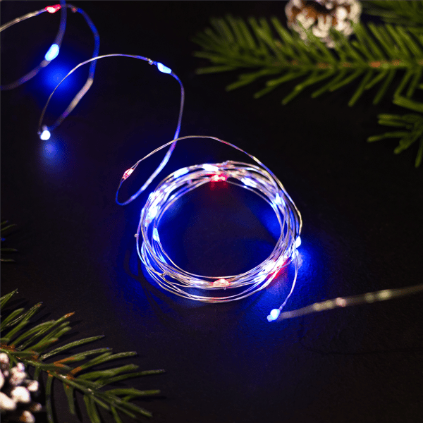Northlight Patriotic LED Micro Fairy Lights
