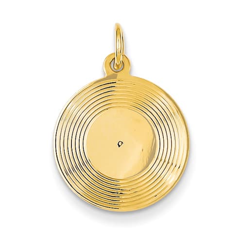 Gold Classics(tm) 14k. Record Album Charm - image 