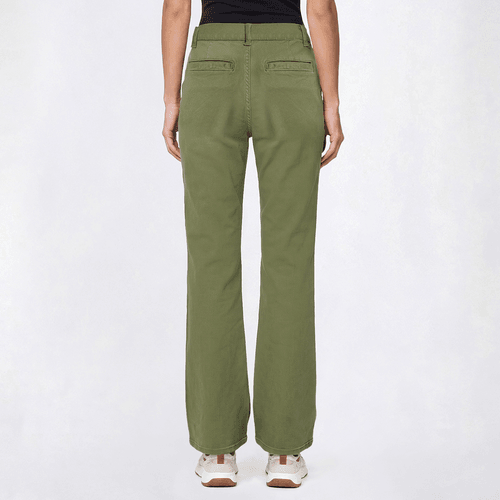 Womens da-sh Twill Patch Pocket Bootcut Jeans