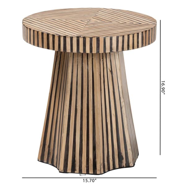 Baxton Studio Devika Modern Bohemian End Table