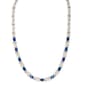 Gianni Argento Sapphire and Cubic Zirconia XO Necklace - image 1