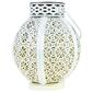 Northlight Seasonal 7in. Round Floral LED Solar Lantern - image 4