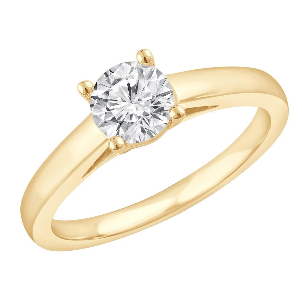 Nova Star® 10kt. Gold Lab Grown Diamond Solitaire Ring
