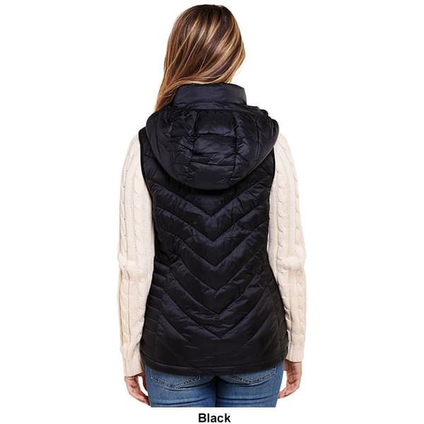 Womens Michael Kors Packable Logo Vest w/Hood