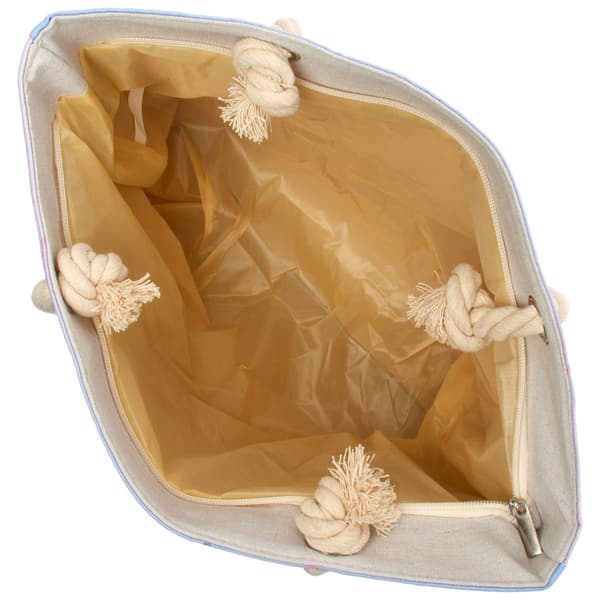 Renshun 3D Pink Butterfly Canvas Tote