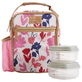 Fit & Fresh Thayer Floral Lunch Kit w/ 2 Containers