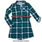 Girls &#40;7-16&#41; No Comment Belted Plaid Shirtdress - image 3