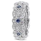 Diamond Classics™ 3/8ctw. Sapphire 14kt. White Gold Ring - image 3