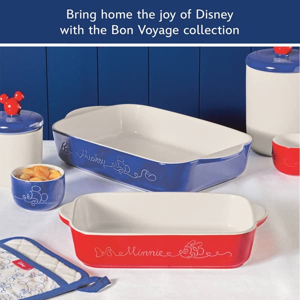 Disney Home Bon Voyage 2pc. Ceramic Baker Set