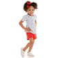 Toddler Girl Carter''s(R) Berry & Pinstripe Top & Shorts Set - image 1