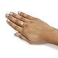 Haus of Brilliance Rose Gold 1/3ctw. Princess Cut Diamond Ring - image 6