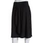 Womens NY Collection Knee Length Solid Ity Skater Skirt - image 1