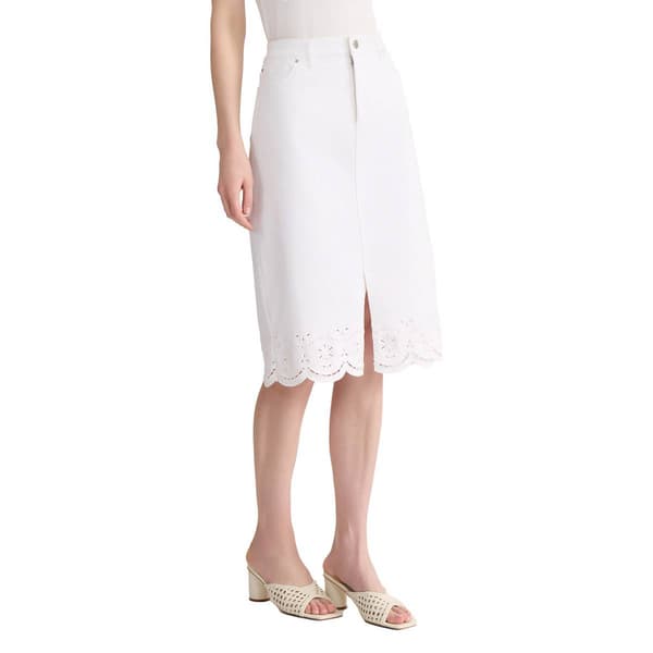 Womens Jones New York Lexington Embroidered Midi Skirt