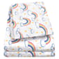 Sweet Home Collection Kids Fun & Colorful Rainbows Sheet Set - image 2