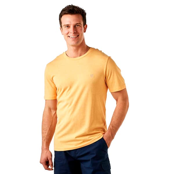 Mens Chaps Solid Interlock Tee - image 
