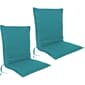 Jordan Manufacturing Set of 2 Husk Texture Lagoon Chair Cushions - image 1