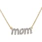 Diamond Classics™ Yellow Gold 1/4ctw. Diamond Mom Necklace - image 2