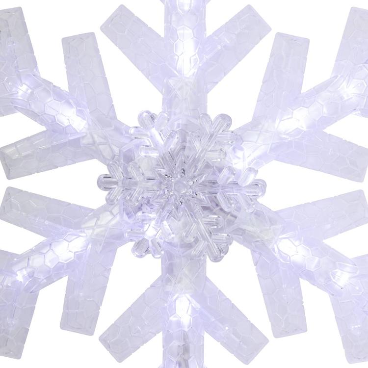 Northlight Seasonal 14.75ft. Snowflake Christmas Tree Topper