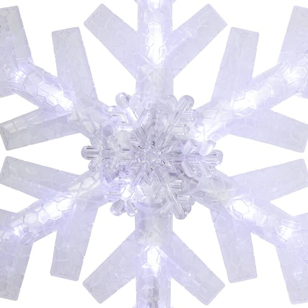 Northlight Seasonal 14.75ft. Snowflake Christmas Tree Topper