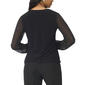 Womens MSK Long Embellished Sleeve Solid Blouse - image 2