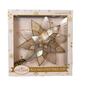Kurt Adler UL 10-Light Gold Tin Double Point Capiz Star Treetop - image 2