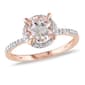 Gemstone Classics&#40;tm&#41; 10kt. Rose Gold 1/20ctw. Morganite Ring - image 1