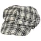 Womens Madd Hatter Plaid Cabbie Hat - image 1