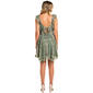 Juniors Trixxi Chiffon Flutter Strap Cork Screw Hem Skater Dress - image 3