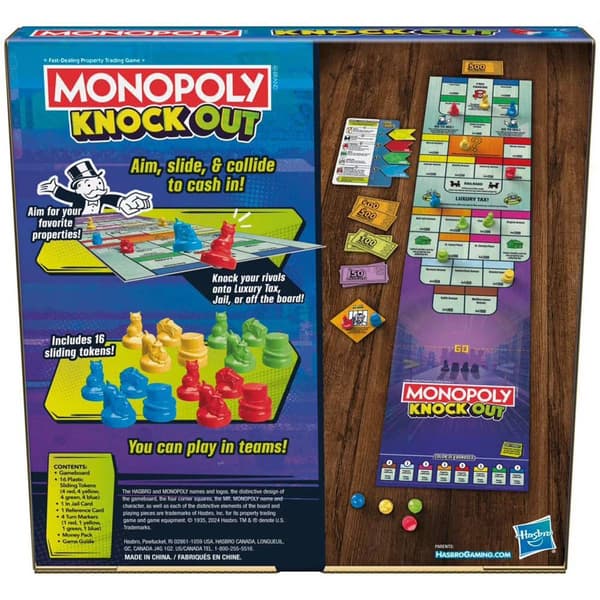 Hasbro Monopoly Knockout Board Game