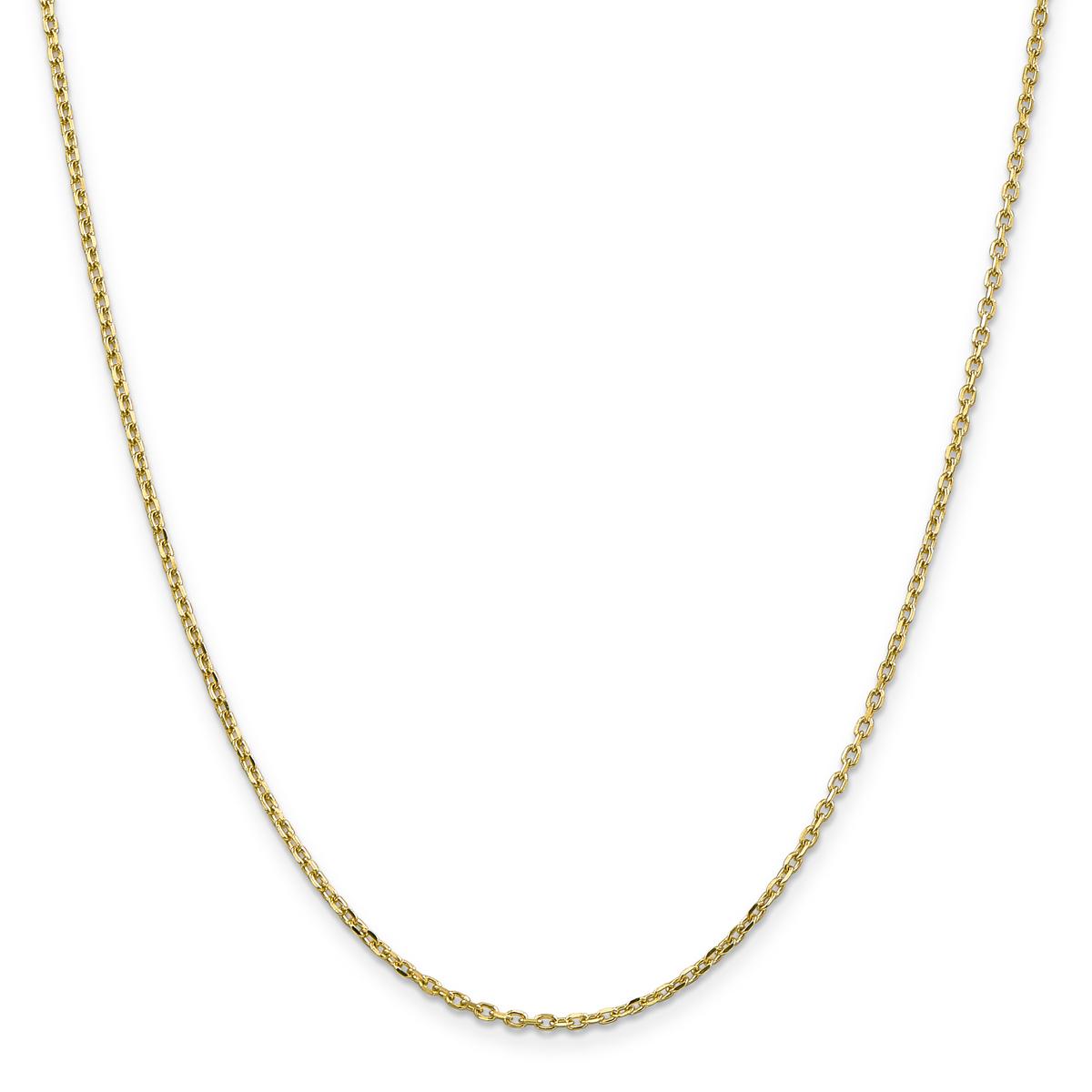 Gold Classics™ 10kt. Gold 1.8mm 18in. Cable Chain Necklace