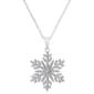 Accents by Gianni Argento Diamond Accent Snowflake Pendant - image 1