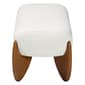 Baxton Studio Vinicio Mid-Century Modern Boucle Accent Bench - image 3