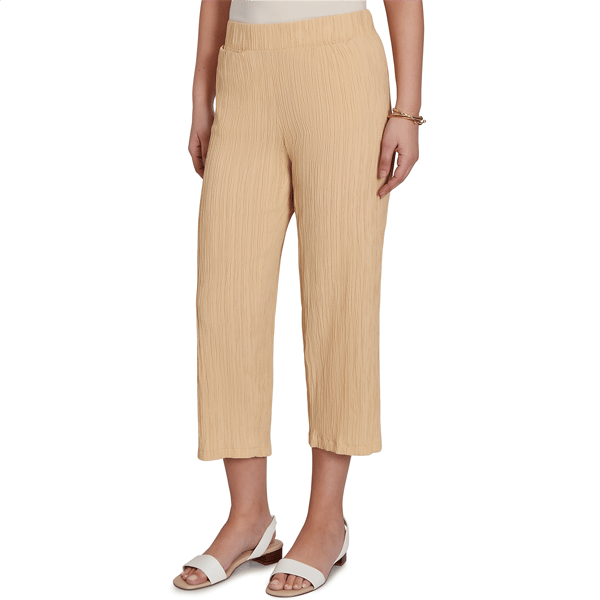 Womens Emaline Verde Grove II Pull On Wide Leg Capris