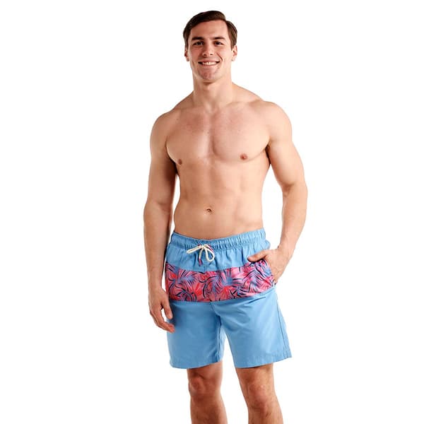 Mens Hawaiian Authentics Blocked Sandbar Floral Swim Trunks - Boscov's