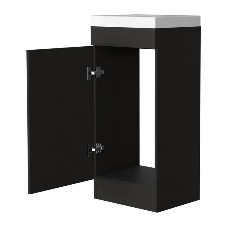 FM FURNITURE Toledo Black Wengue Bathroom Vanity