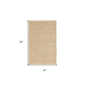 HomeRoots Natural Jute Flatweave Handmade Accent Rug - image 3